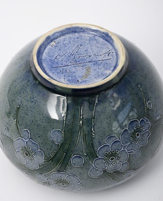 Lot 31 - 'Prunus; a rare Moorcroft Pottery vase...