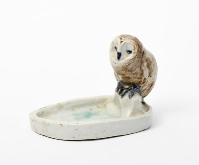 Lot 166 - Stella R Crofts (1898-1964) Owl dish, 1930...