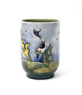 Lot 37 - 'Marine' a Moorcroft Pottery vase designed by...