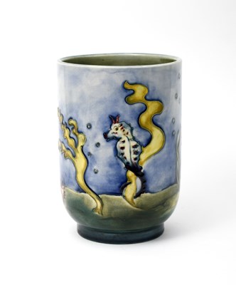 Lot 37 - 'Marine' a Moorcroft Pottery vase designed by...