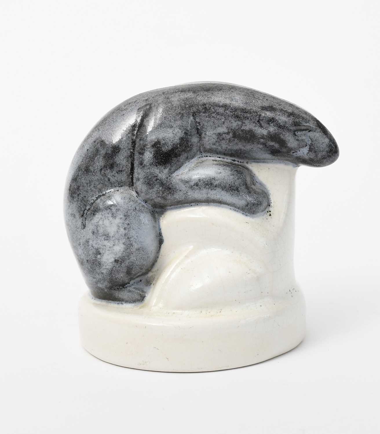 Lot 91 - Polar Bear M77 a rare Ashtead Pottery figure,...