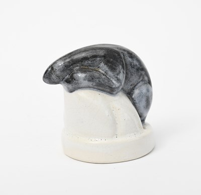 Lot 91 - Polar Bear M77 a rare Ashtead Pottery figure,...
