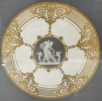 Lot 701 - Albion Birks for Minton, a pair of pate sur...