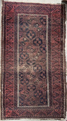 Lot 332 - A Persian balouch/baluch type rug, 170 by 96cm