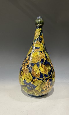 Lot 142 - A 19th century Doulton Faience vase, onion...