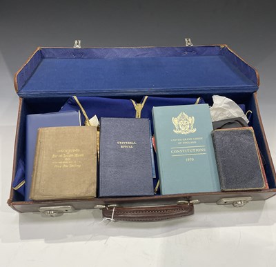 Lot 11 - A collection of British and French Masonic...