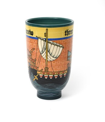 Lot 248 - 'I Draw Three Ships' a Dennis China Works...