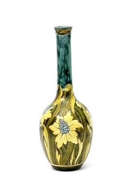 Lot 214 - A Della Robbia Pottery bottle vase by...