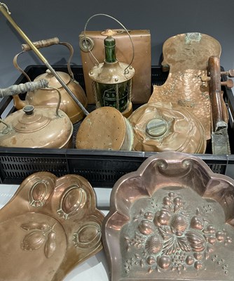 Lot 30 - A Joseph Sankey and Sons copper Art Nouveau...
