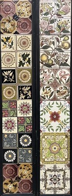 Lot 96 - Victorian printed tiles, circa 1880s,...