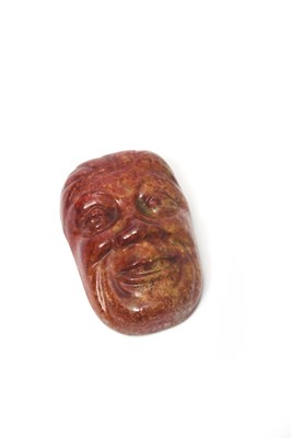 Lot 24 - 'Mask' a rare Moorcroft Pottery plaque...