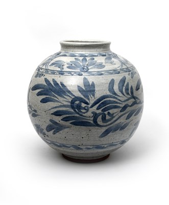 Lot 371 - Malcolm Pepper (1937-1980) Ovoid vase,...