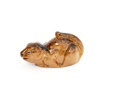 Lot 62 - A rare Doulton salt-glaze stoneware rodent...