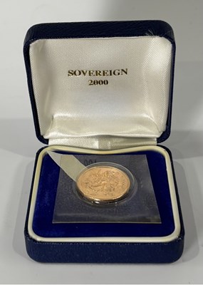 Lot 229 - Elizabeth II, a gold full sovereign coin, 2000,...