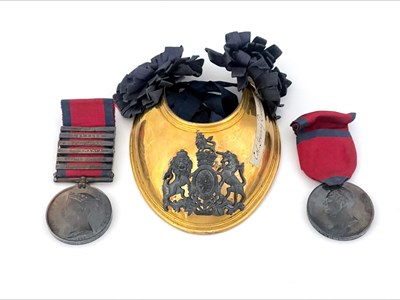 Lot 248 - Waterloo and Peninsular medals and clasps,...