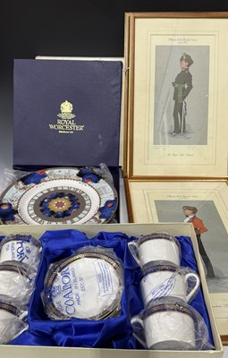 Lot 169 - A boxed Coalport Blue Wheat coffee six-piece...