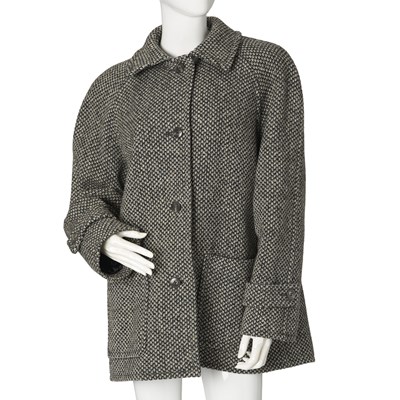 Lot 285 - Aquascutum, a pure wool tweed coat.