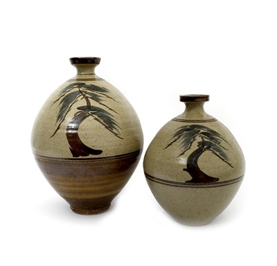 Lot 370 - Malcolm Pepper (1937-1980) Ovoid vase,...