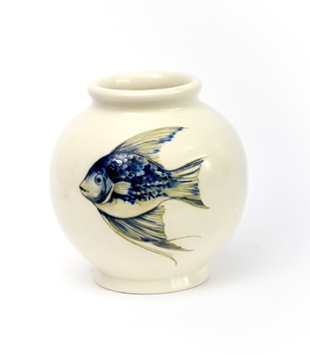 Lot 25 - 'Angel Fish' a Moorcroft Pottery vase designed...