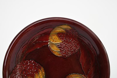 Lot 30 - 'Waratah' a rare Moorcroft Pottery flambe...