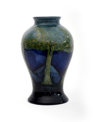 Lot 12 - 'Moonlit Blue' a Moorcroft Pottery baluster...