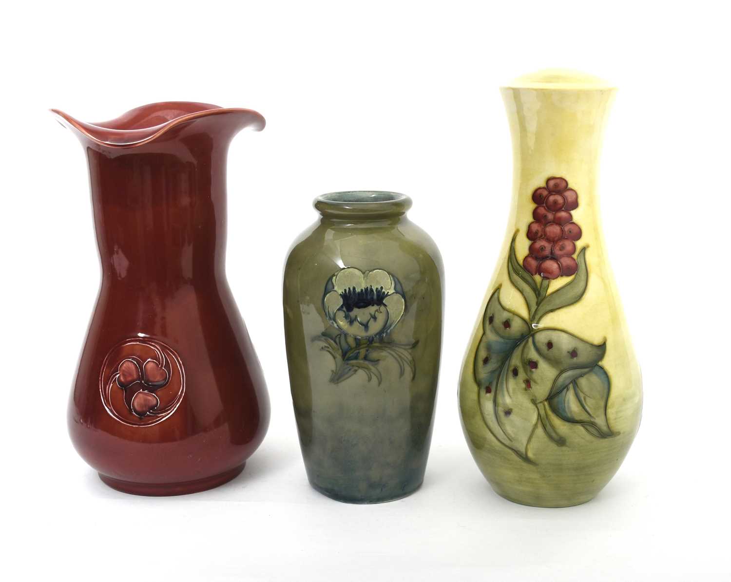 Lot 5 - 'Big Poppy' a Moorcroft Pottery vase designed...