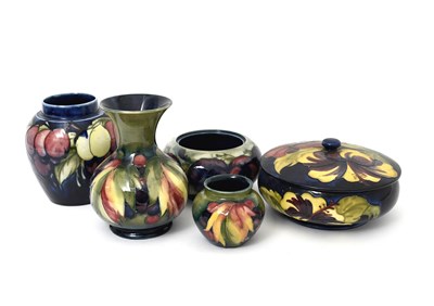 Lot 27 - 'Leaf and Berry' a Moorcroft Pottery vase...