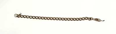 Lot 234 - A 9ct gold curb-link bracelet