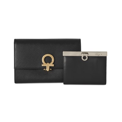 Lot 488 - Salvatore Ferragamo, a Gancini wallet and purse.