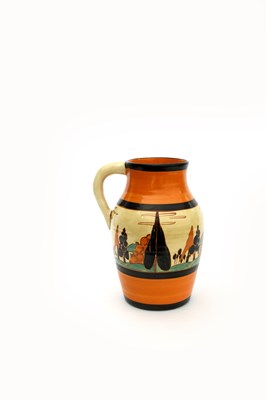 Lot 94 - 'Orange Trees and House' a Clarice Cliff...
