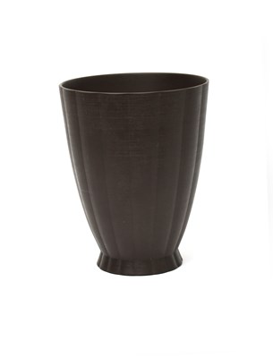 Lot 111 - A rare Wedgwood brown basalt vase designed by...