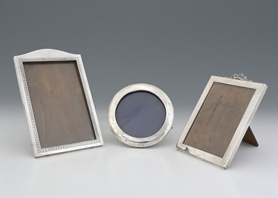 Lot 116 - Three twentieth-century silver photograph...
