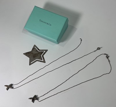 Lot 211 - Tiffany & Co., two silver necklaces, one AF