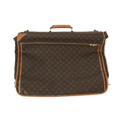 Lot 406 - Louis Vuitton, a large monogram garment bag w/ two garment covers.