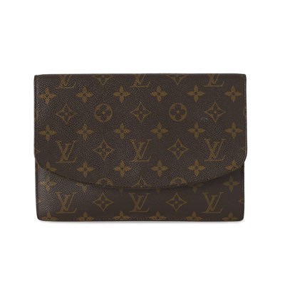 Lot 445 - Louis Vuitton, a vintage monogram Pochette Rabat clutch.