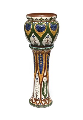 Lot 210 - A rare Minerva Art Pottery jardiniere and...