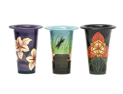 Lot 710 - 'Waterlily and Dragonfly' a Dennis Chinaworks...