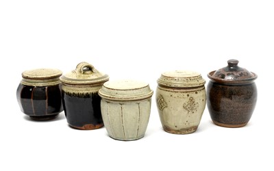 Lot 360 - Mike Dodd (born 1943) Storage cannister and...