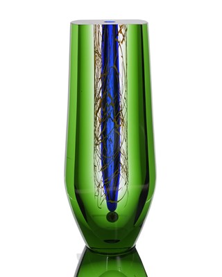 Lot 607 - A Beranek glass vase possibly designed by...