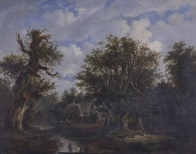 Lot 377 - Patrick Nasmyth (Scottish, 1787-1831), a view...