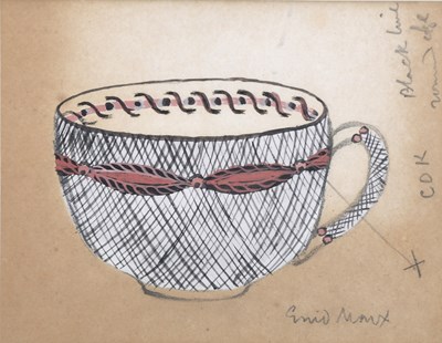 Lot 109 - Enid Marx RDI (1902-1998) Teacup II, (design...