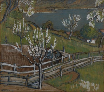 Lot 42 - Adrian Paul Allinson (1890-1959) Landscape...