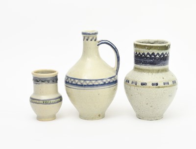 Lot 216 - A Carter's Poole Pottery Portuguese ewer in...