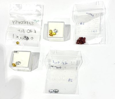Lot 227 - A selection of loose sapphires