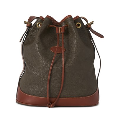 Lot 469 - Mulberry, a vintage Scotchgrain bucket bag.