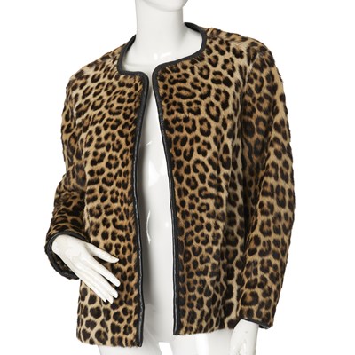 Lot 557 - Maxwell Croft, a 1960s leopard fur jacket.