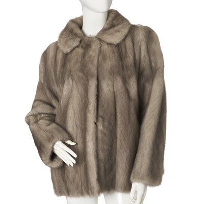 Lot 556 - Dickins & Jones, a sapphire mink coat.