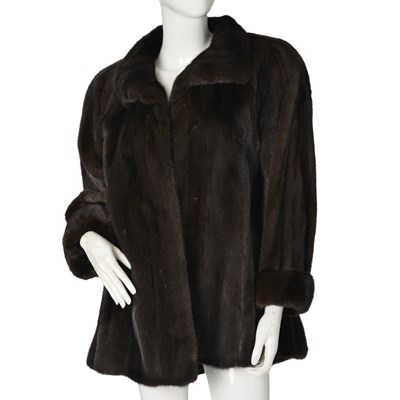 Lot 542 - Blackglama, a dark ranch mink jacket.