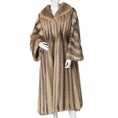 Lot 547 - A full-length Kohinoor marbled mink coat.