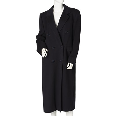 Lot 278 - Aquascutum, a double-breasted pure cashmere coat.